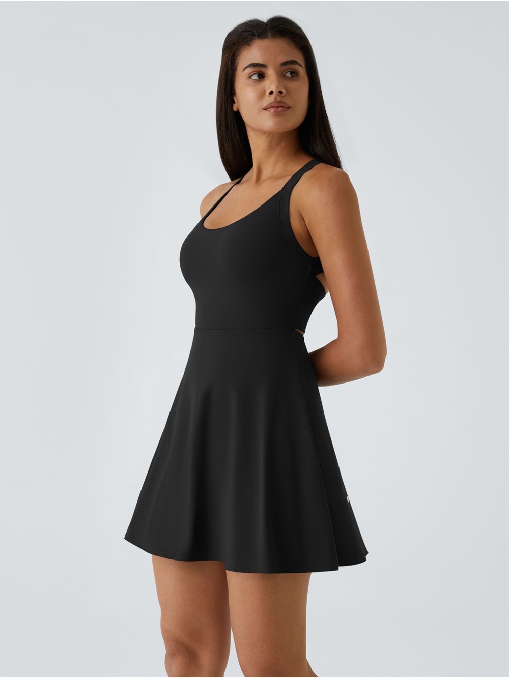 SoftlyZero™ Airy Backless Twisted Flare Low Support
Dance Active Dress